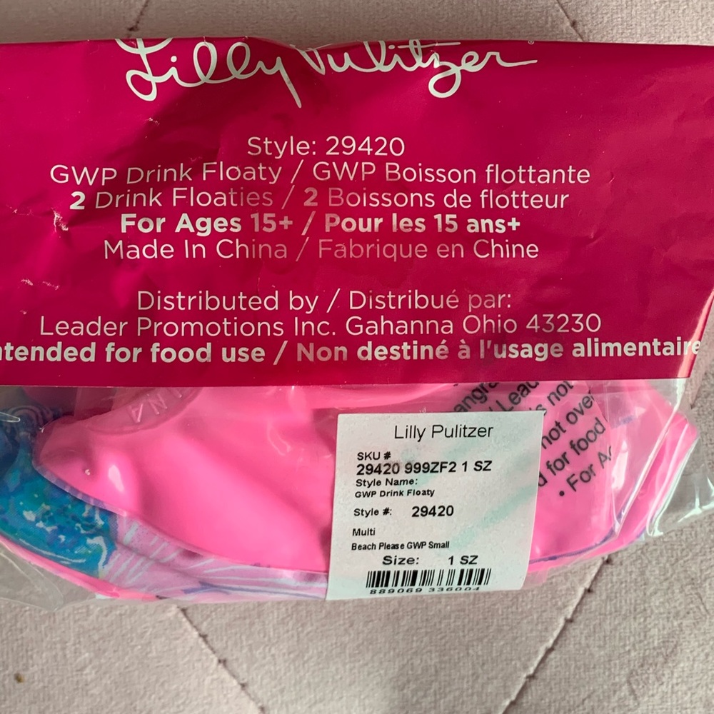 Lilly Pulitzer drink float